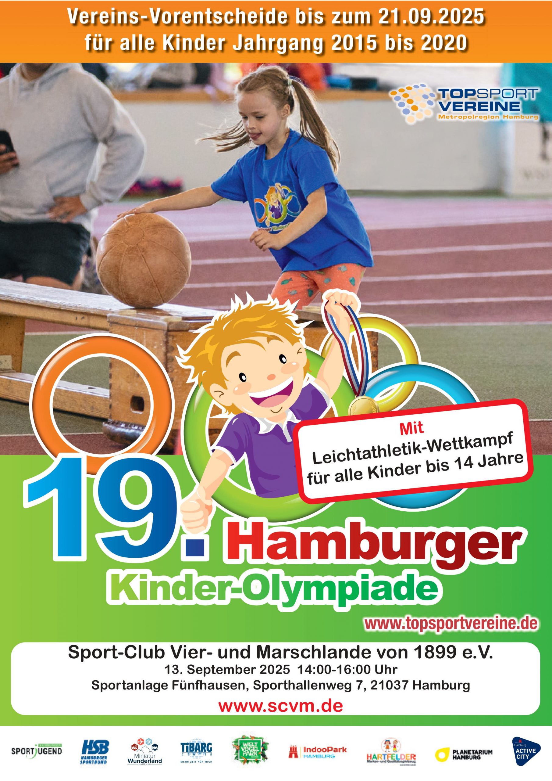Plakat scvm Zeit 2025